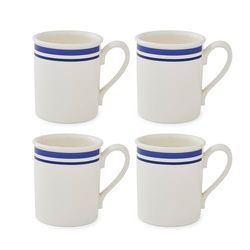 Potter's Stripe Set of 4 Breakfast Mugs