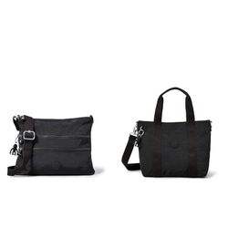 Kipling ALVAR, Borse a Tracolla, Donna, Nero (Black Noir), Taglia unica Asseni Mini, Tote Donna, Nero (Noir), Taglia unica