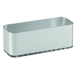 iDesign Affixx Supporto Ventosa Antiruggine, Metallo, Argento, 0.1x0.1x0.1 cm