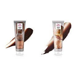 Wella Professionals Maschera Color Fresh, Trattamento Rinfrescante Colore Temporaneo, Tintura Semipermanente per Capelli, Chocolate Touch & Caramel Glaze, 150ml+150ml