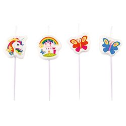 Unicorn Pick Candles /4