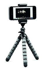 Cullmann 50061 Alpha 600 Mobile - Mini treppiede flessibile, altezza max. 17 cm, portata massima 1 kg, peso 88 g, colore: Grigio