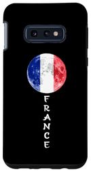 Coque pour Galaxy S10e Drapeau France Lune Fierté Drapeau Français Racines France Souvenir