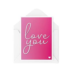 I Love You Birthday Cards, Valentine's Day Card for Him for Her Wife Husband Anniversary Boyfriend Girlfriend Partner Fiancée, CBH429