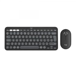 Logitech Pebble 2 Combo - QWERTY US International Layout, Tonal Graphite