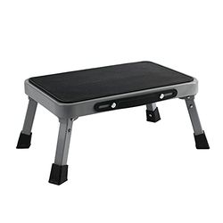 TreeLen Step Stool, Metal, Black, 7 Inch