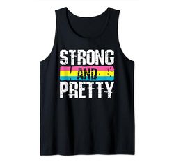 Strong And Pretty Pansexual Pride Gym Training LGBT-Q Ally Canotta