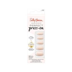 Sally Hansen - Uñas postizas para salón con efectos perfectos prensas, 351 ON, no dañan tus uñas naturales, manicura rápida y fácil, resultado profesional, cápsulas reutilizables.