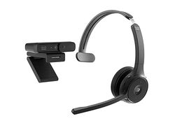 Cisco Pacchetto Cuffie 721, cuffia monoaurale Bluetooth wireless, pulsante Webex, in dotazione Desk Camera 1080p, colore carbon black, un anno di garanzia limitata (BUN-721+CAMD-C-WW)