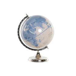 GLOBO TERRAQUEO METAL PLASTICO 34X32X43
