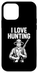 I Love Hunting Entusiast Design Custodia per iPhone 12 mini