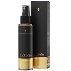 Nanoil Keratin Hair Conditioner 125ml - Bi-Phase Hair Conditioner, Repair and Regeneration, Strengthening of Weak Hair, Perfect Health
