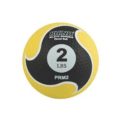 Champion Sports Rhino Elite Medicine Ball (0,9 kg), geel