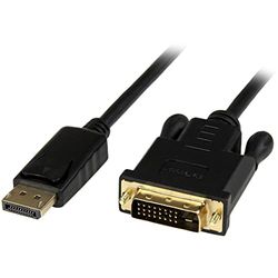 StarTech.com Cable 91cm Adaptador Conversor de Vídeo DisplayPort™ a DVI - Convertidor Activo - DP Macho - DVI-D Macho - 2560x1600 - Negro