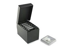 Napkin CREHO NPKHR00902 Vaschetta per Servizio salviette, Alluminio, Argento, 14x8x8 cm