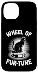 Wheel Of Fur-Tune Robot Vacuum Cleaner Funny Cat Case for iPhone 14