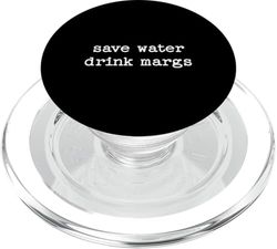 Ahorra agua Bebida Margs Summer Vibes Gift Lake Bum Beber PopSockets PopGrip para MagSafe