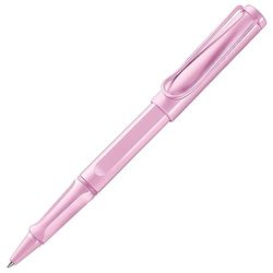 Lamy Safari - Bolígrafo de punta redonda de plástico ASA resistente en color rosa claro con mango ergonómico y clip de metal autoamortiguante, incluye recambio M 63 M, 1 unidad (1 unidad)