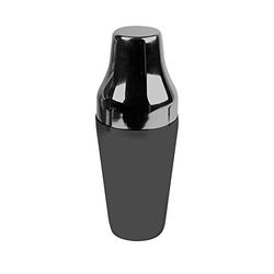 Shaker Parijsian 500 ml, Ø 9 x 23 cm, zwart, roestvrij staal