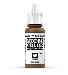 Vallejo Model Color 17 ml Acrylic Paint - Flat Earth