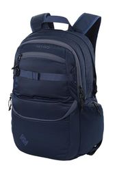 Nitro Future Hero Sac à dos d'école avec organiseur Schoolbag Daypack avec compartiment pour ordinateur portable 17 pouces, bleu foncé, 35 L, décontracté, bleu foncé, 35 L, Décontracté