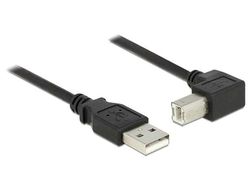 DeLOCK 0.5m, USB 2.0-A/USB 2.0-B câble USB 0,5 m USB A USB B Noir