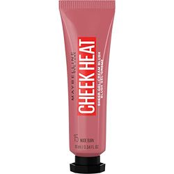 Maybelline Cheek Heat Water Infused Hydrating Gel Sheer Blusher, 15 Nude Burn, 10 ml (Pack of 6)