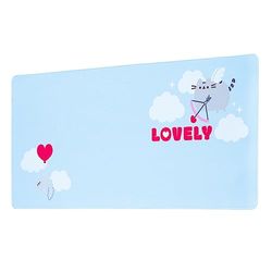 Grupo Erik - Tapis de Souris XXL Pusheen - Tapis de Bureau 80 x 35 cm | Sous Main Bureau, Tapis de Souris Gamer, Tapis de Bureau Gaming, Déco Bureau