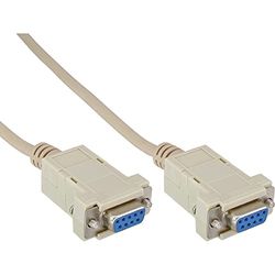 InLine 12226 °C Suspended Null Modem Cable 9 Pin Female to Female 10 m