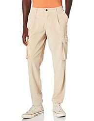 Jack & Jones JJIBILL JJCORDUROY AKM Oatmeal Cargobroek, 33/34