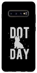 Galaxy S10+ Dot Day Yorkshire Terrier Dog Dot-style Artwork Art Dots Case