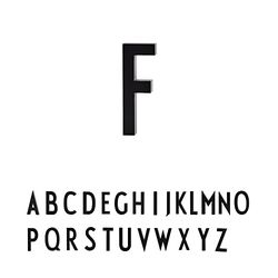 Design Letters Lettres décoratives | Lettres Maison & Chiffres Acier Inoxydable 5 & 10cm | Numéro de Porte Numéro de Maison | Panneau de Porte Noir | Vis de Montage et Ruban adhésif Vendus séparément