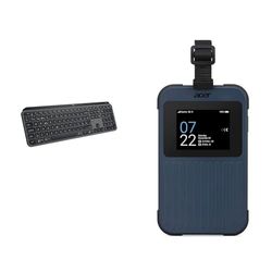 Logitech MX Keys S & Acer Connect Enduro M3 5G Router/Mobile
