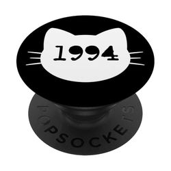 Gato nacido en 1994 Año Cumpleaños Mamá Papá de gato PopSockets PopGrip Adhesivo