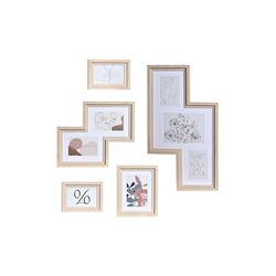 MARCO FOTO SET 5 MDF CRISTAL 40X1,5X50 NATURAL