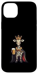 Funny Giraffe With Beer Case for iPhone 14 Plus
