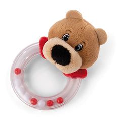 NICI- Aro sonajero FC Bayern de Múnich Oso Berni 14cm Rojo (49085)