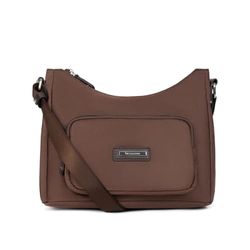 Hexagona Axelle, Bolsa para Mujer, Marrón, Talla única