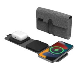 Mophie Snap+ 3-in-1 Draadloze Oplader voor Reizen 30W met USB-C Kabel