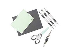 Sizzix Kit de escultura de papel para álbuns de recortes, cartões, artesanato e decoração de casa, 10 peças, multicolor, tamanho único, plástico e metal