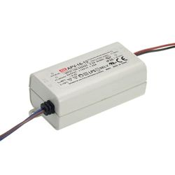 MeanWell, APV-16-12, trasformatore LED, tensione costante 15 W, 0-1,25 A, 12 V/DC, non dimmerabile, protezione da sovraccarico