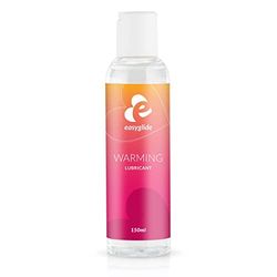 EasyGlide Lubricante de Base Acuosa con Efecto Calor- Lubricante a Base de Agua con Efecto Calor - Compatible con Látex y Silicona - 150ml