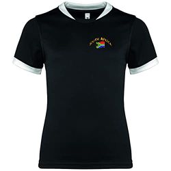 Supportershop Sud Africa T-Shirt, Nero, 8 Anni Bambini e Ragazzi
