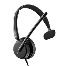 EPOS IMPACT 430T Cuffie Mono USB-C e USB-A On-Ear con Doppio Microfono Noise-Cancelling, Certificato Teams, Plug-and-Play, Compatibili con Zoom, Ottime per Smart Working e Chiamate Business