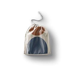 Bonamaison Impreso Algodón Bolsas con Cordón, Bolsa con Cordel para el Hogar y el Almacenamiento de Verduras, Bolso de Compras, Plegable, Ecologica, Reutilizables, Tamaño: 40x50 Cm