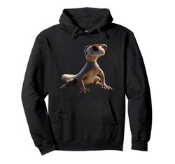 Lizard Reptiles Komodo Banded Dragon Water Monitor Lizard Pullover Hoodie