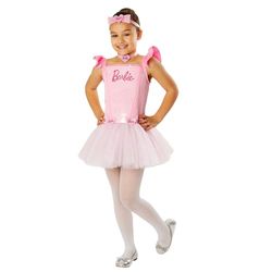 Rubie's Officiële Barbie ballerina kinderjurk, kinderkostuum, medium 5-6 jaar, werelddag van het boek