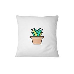 Bona Basics, Funda de cojín Decorativa, decoración del hogar, para sofá, cafetería, Tamaño: 45X45 cm, Color: Blanco
