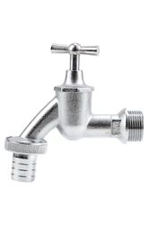 Gardena waterkraan met schroefverbinding voor slangen: Verchroomde waterkraan voor binnen en buiten, schroefdraad van 26,5 mm (G 3/4''), voor slangen van 19 mm (3/4'') (7331-20)