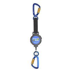 Key-Bak Pro ToolMate Intrekbare Carabiner Tool Tether met 1 lbs. Tool Drop Capaciteit, vergrendeling Swivel Carabiner, roestvrij staal gecoate kabel (ANSI 121 gecertificeerd)